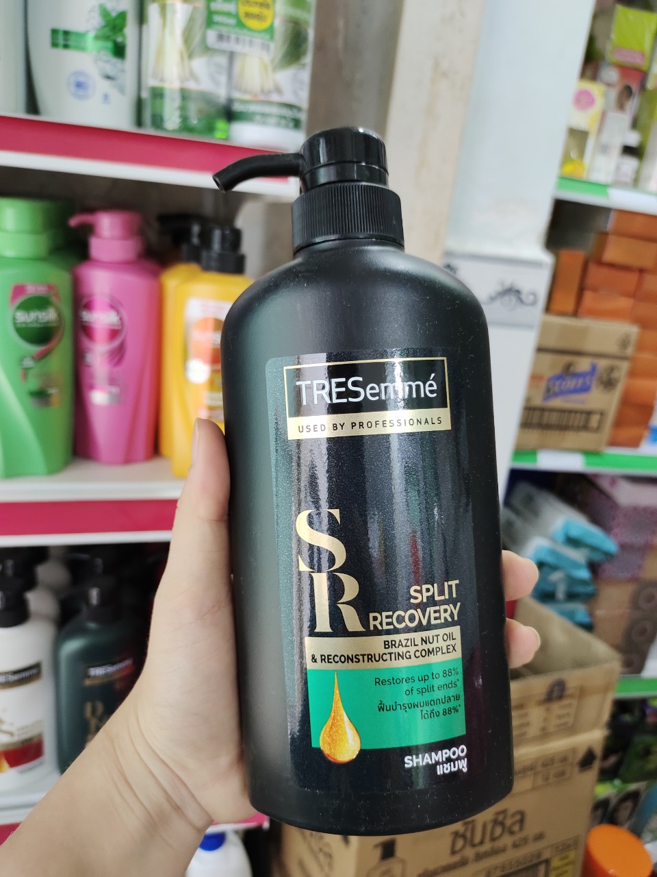 [HCM]Dầu Gội Tresemme Thái Lan Màu Đen SS Smooth & Shine Shampoo 450ml