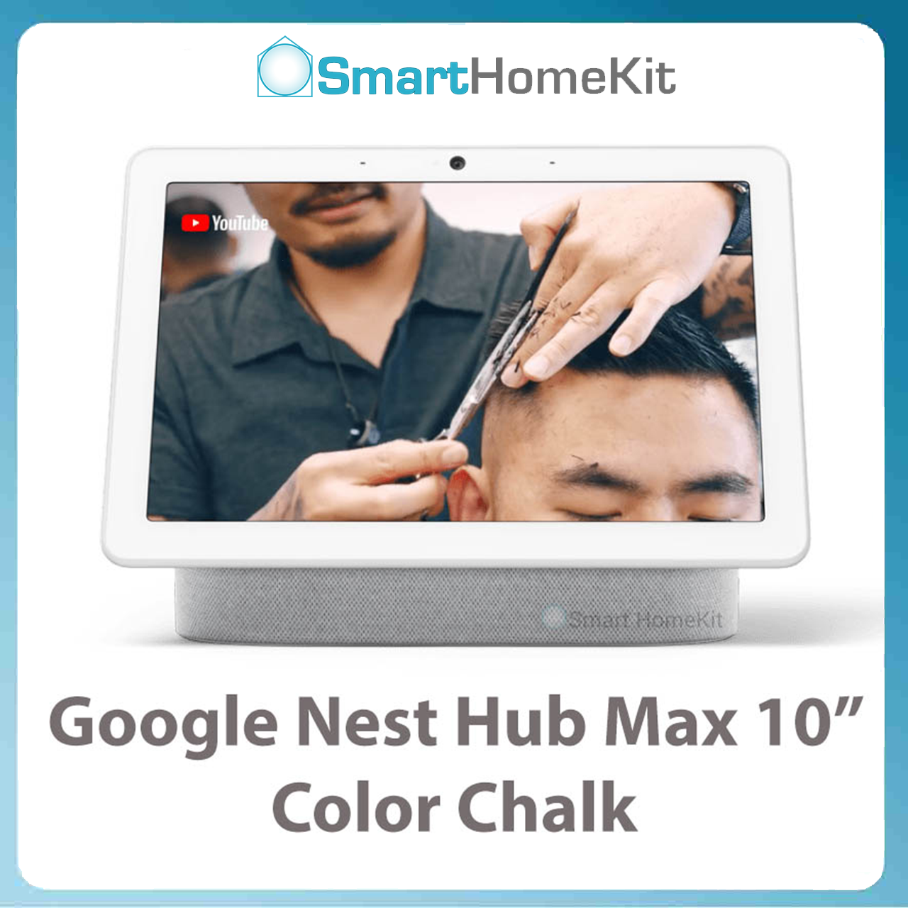 Loa thông minh tích hợp trợ lý ảo google nest hub max – màn hình 10 inch full hd 1280p tích hợp camera ai new 100%