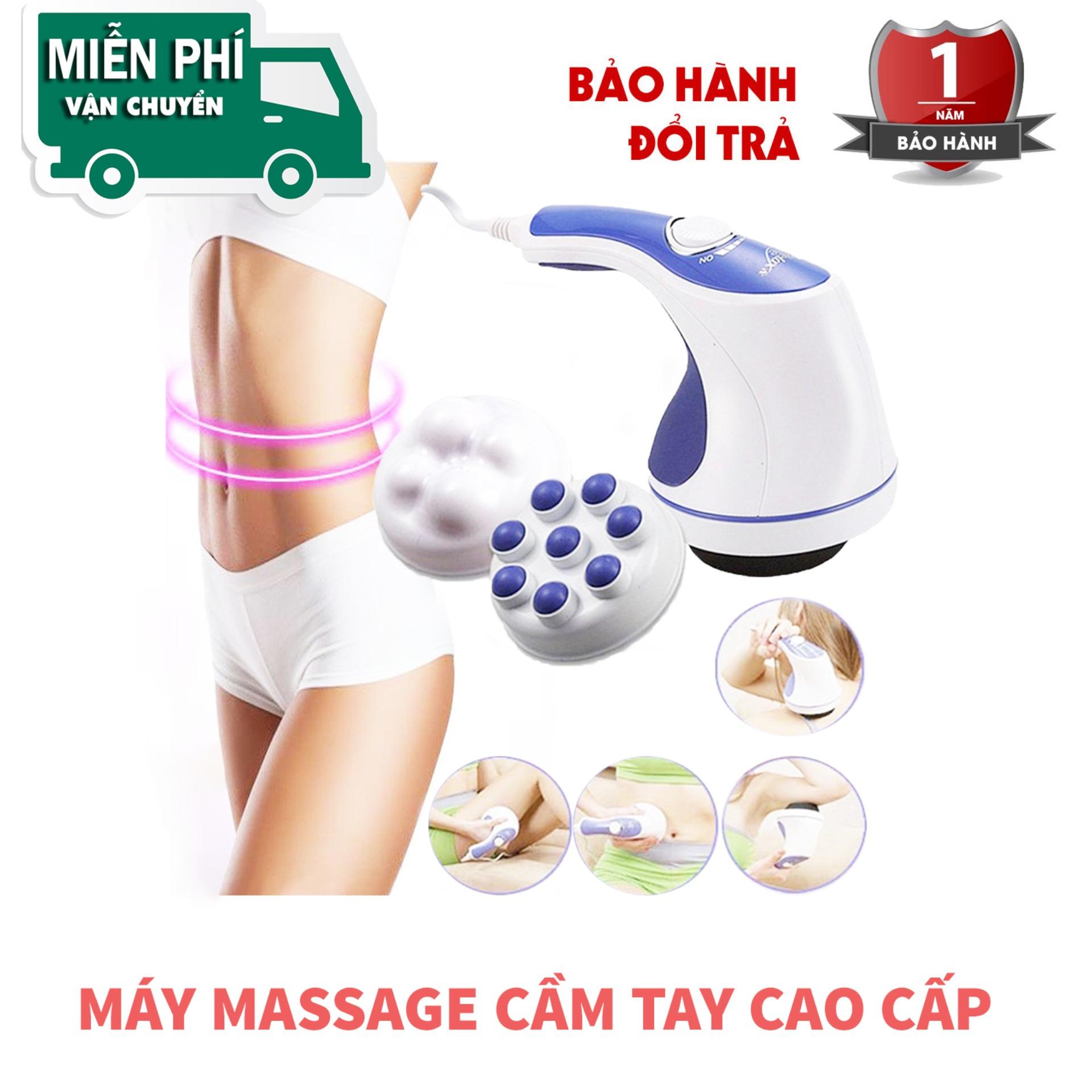 May massa cam tay - Đánh tan mỡ bụng. Massage Cầm Tay (Relax) Cao Cấp Đa Năng Xoa Bóp Thư Giãn Cơ & Bắp.Giảm Đau Nhức Mỏi Toàn Thân.