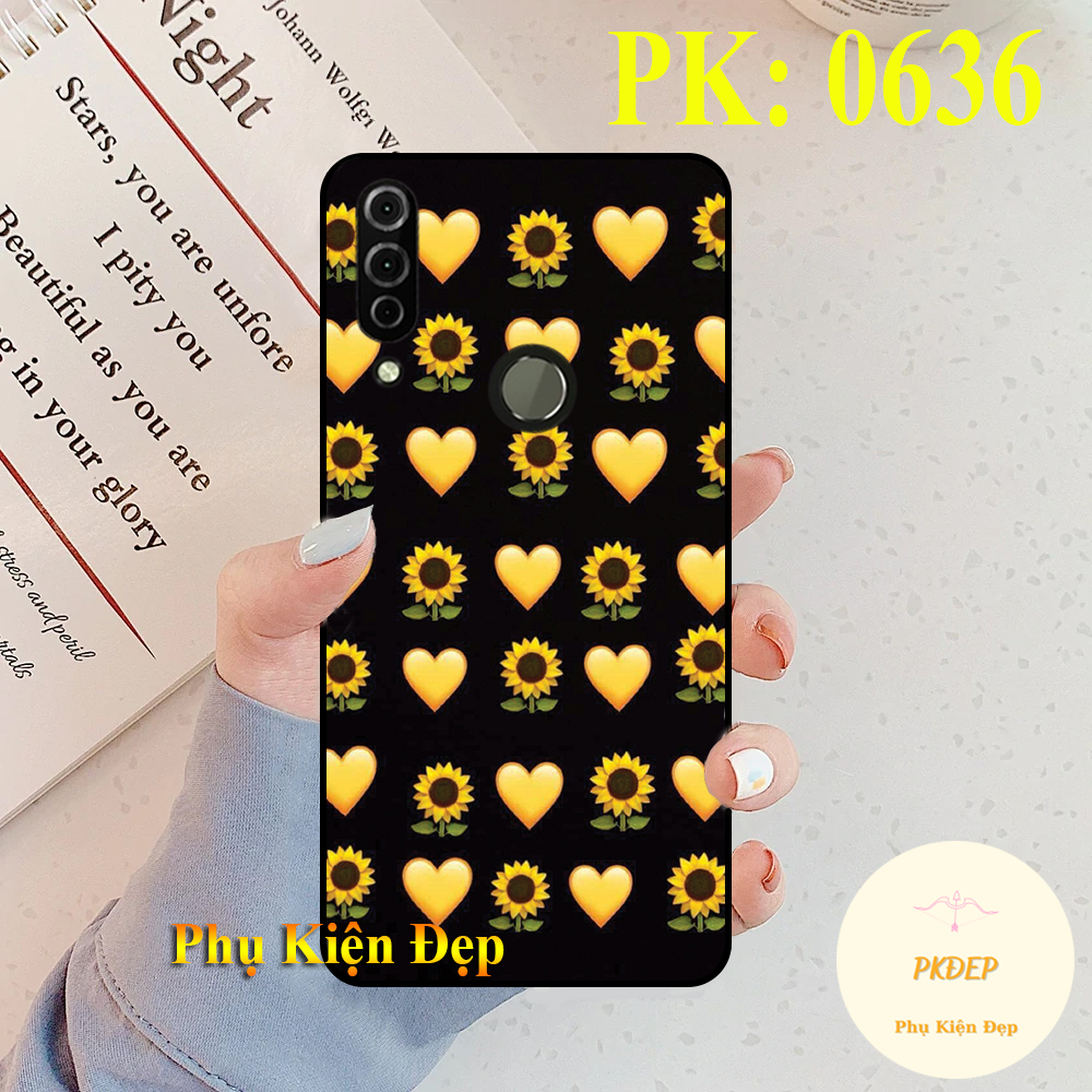 Ốp lưng Vsmart Joy 3 dẻo đen in hình Hoa Hướng Dương Siêu Đẹp