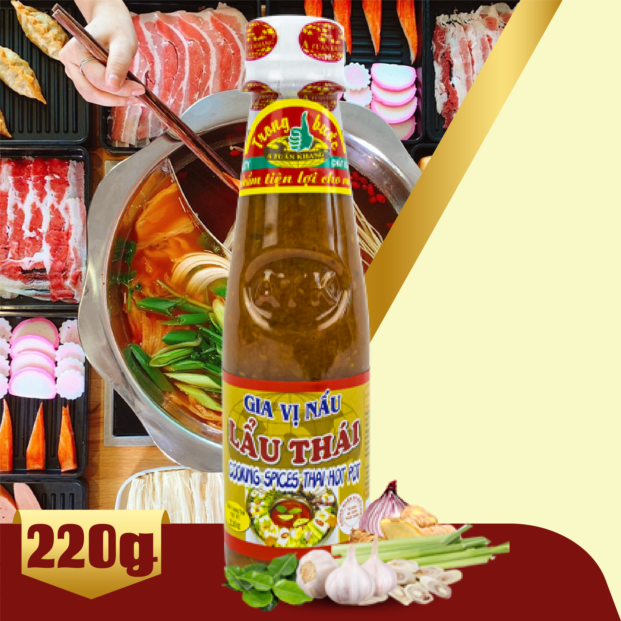 Gia vị lẩu Thái A Tuấn Khang 220g