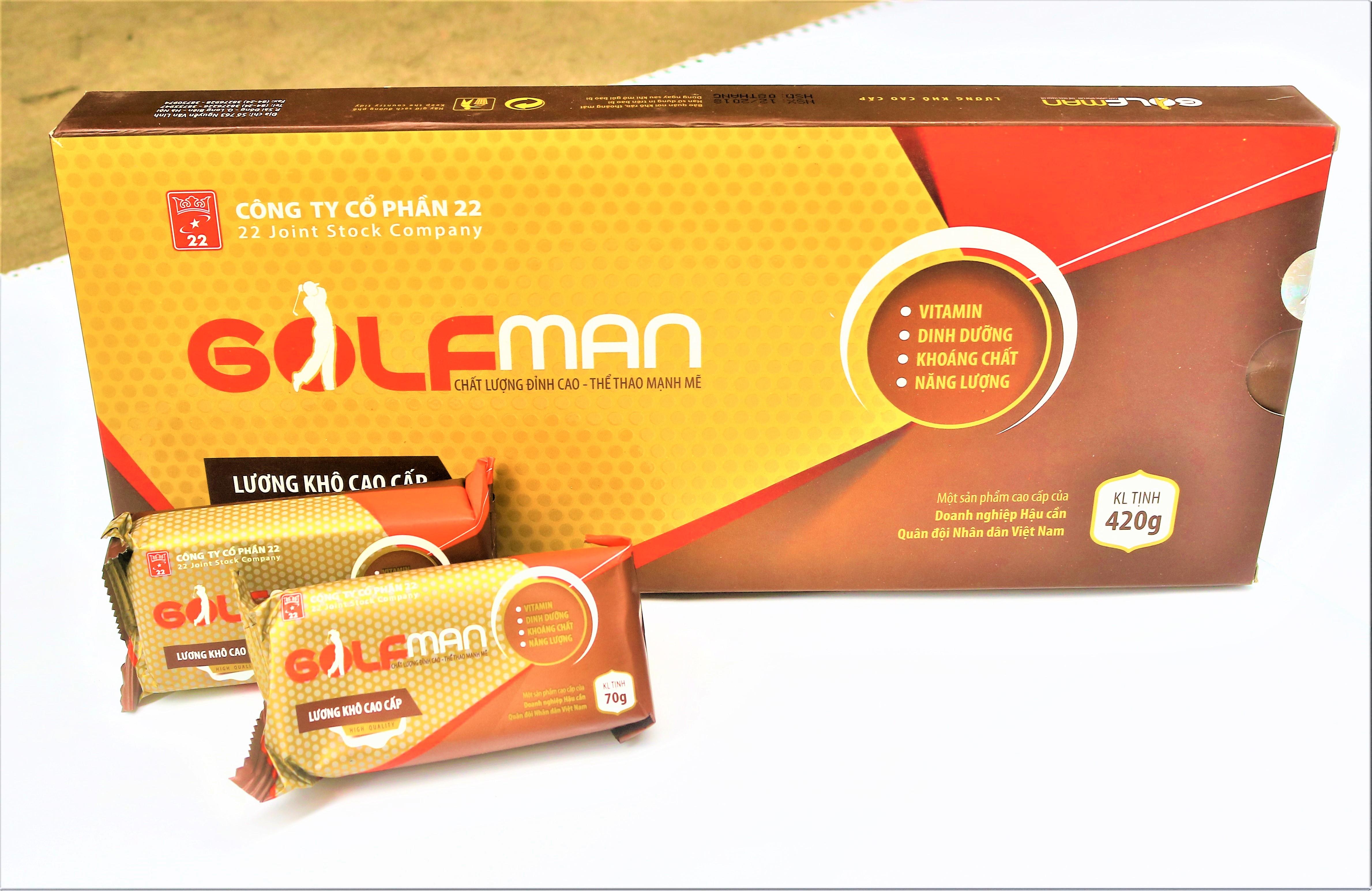 Lương khô golf man- lương khô thể thao cao cấp