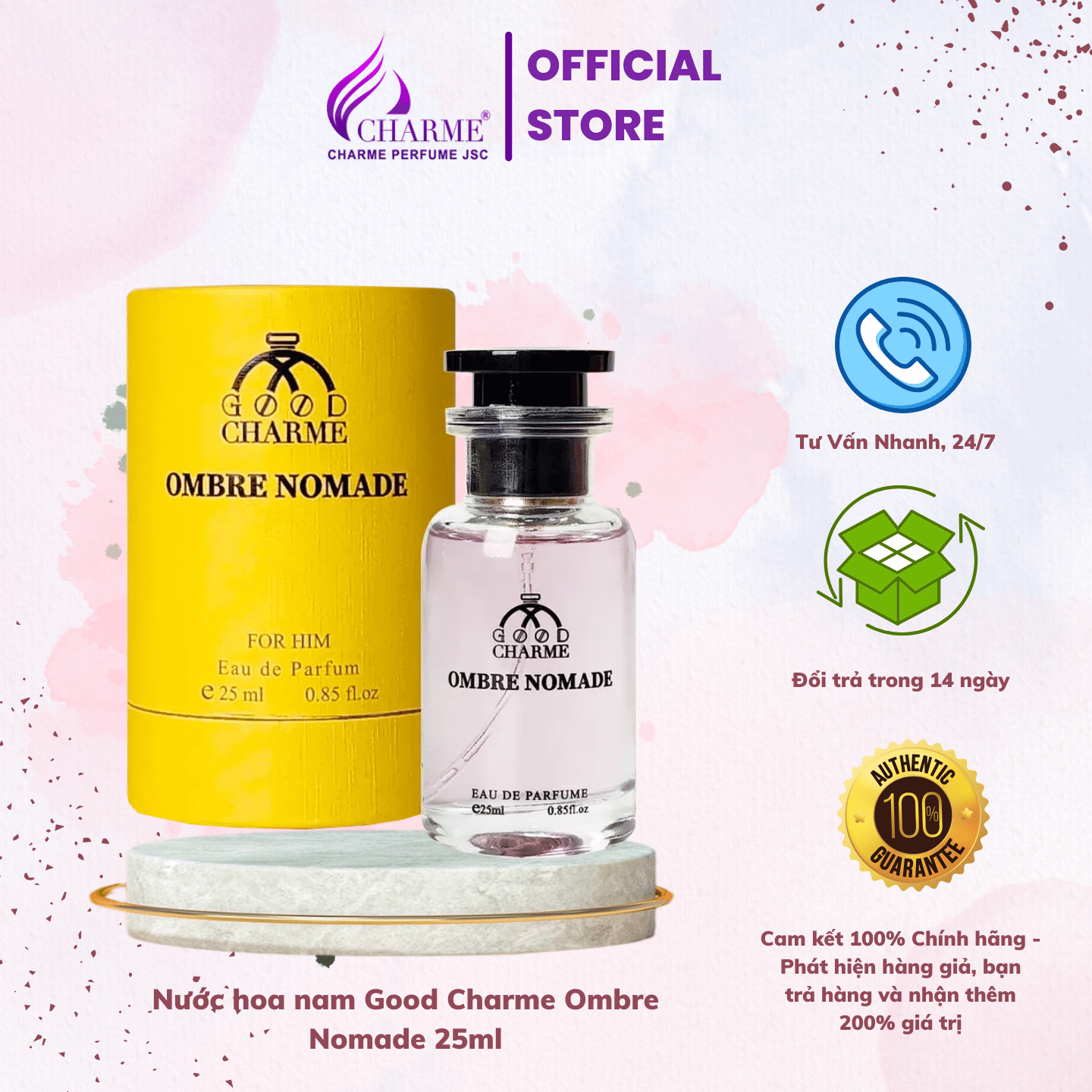 Nước hoa nam Good Charme Ombre Nomade 25ml