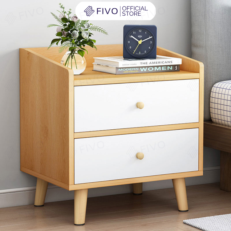 Tủ Tab Đầu Giường Mini FIVO Mẫu FT20 Có Hộc Tủ Rộng Rãi, Thiết Kế Chân Tiện Lợi Dễ Vệ Sinh, Phong Cách Đơn Giản, Lắp Ráp Đơn Giản