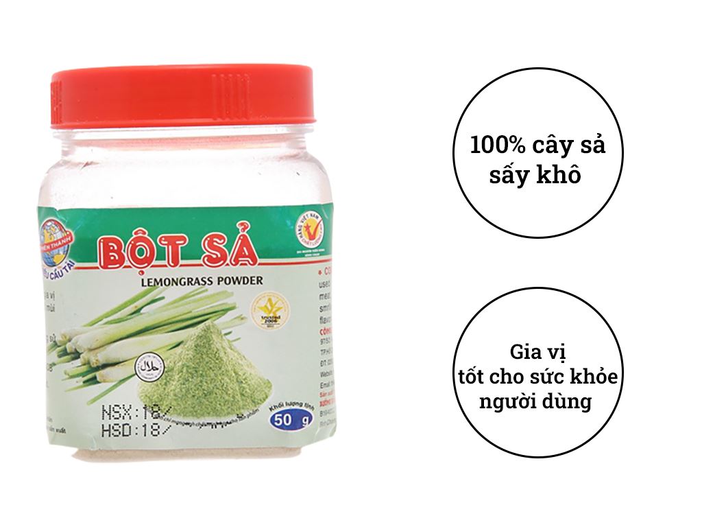 bột sả nguyên chất Thiên Thành 50g (HÀNG VIỆT NAM CHẤT LƯỢNG CAO)