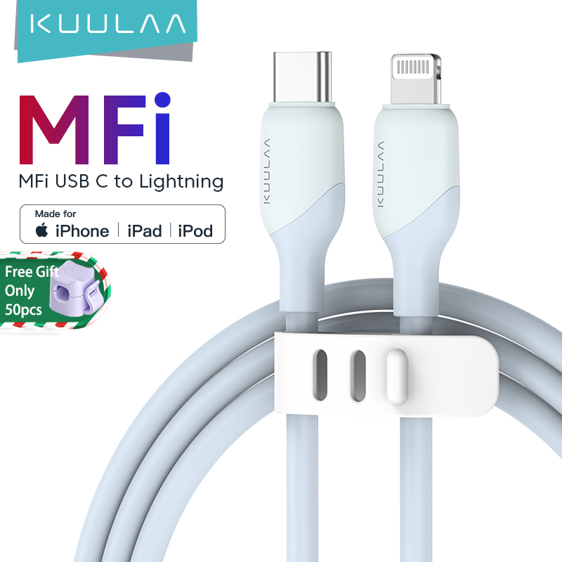 KUULAA 30W Type C to Ligtning Cable iPhone Sạc nhanh for iPhone 14 13 pro max 12 pro max Series Fast Charging USB Type-C Cable Data Cord for Macbook USBC Wire Cord iPhone Cáp dữ liệu