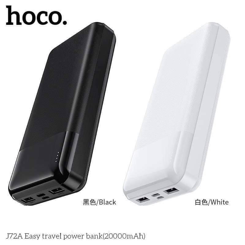 Pin sạc dự phòng Hoco J72A Easy travel 20000mAh 2 cổng Input/Output max 2A - Hãng phân phối chính thức