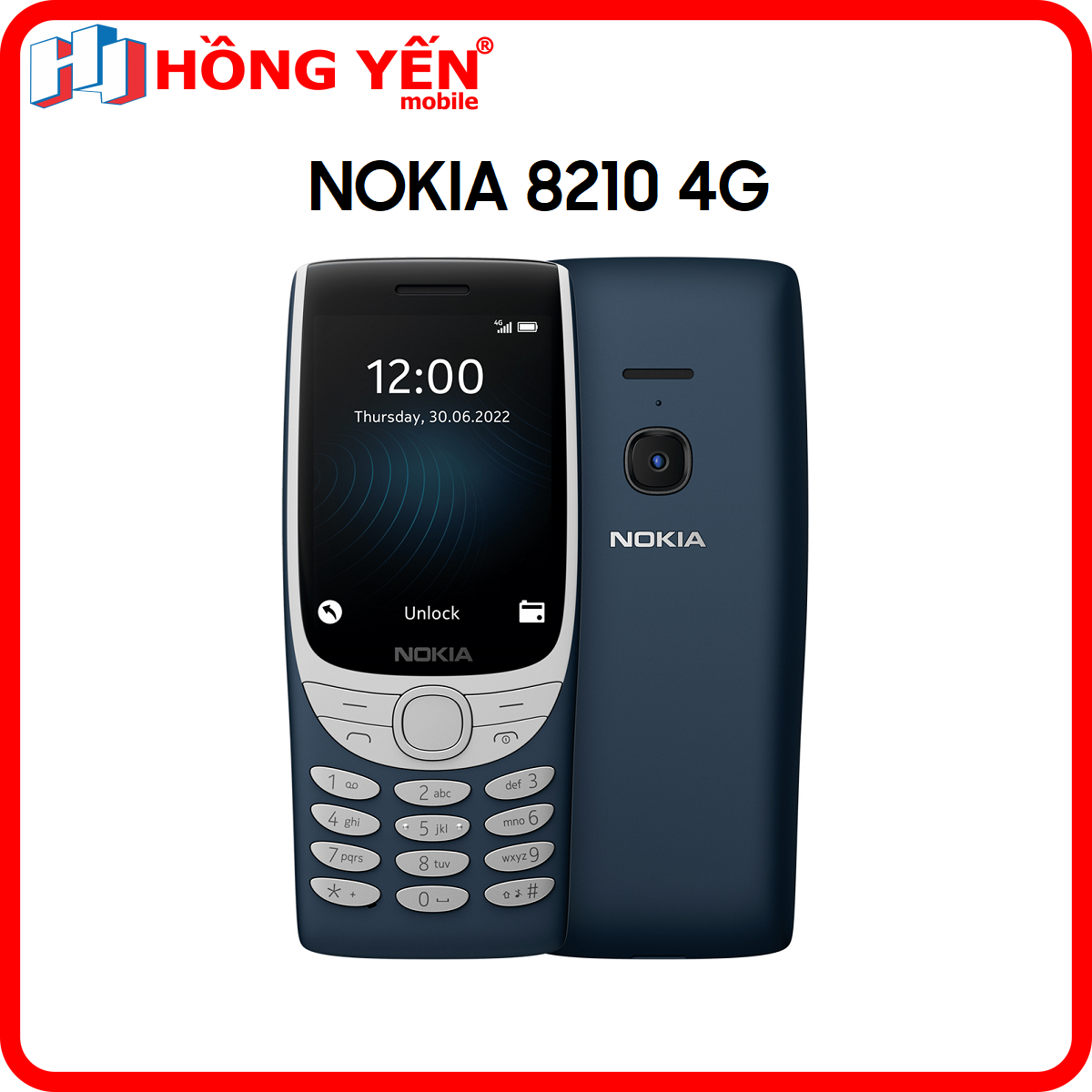 Điện thoại Nokia 8210 4G Màn hình 2.8 inch Pin 1450mAh - Hàng Chính Hãng