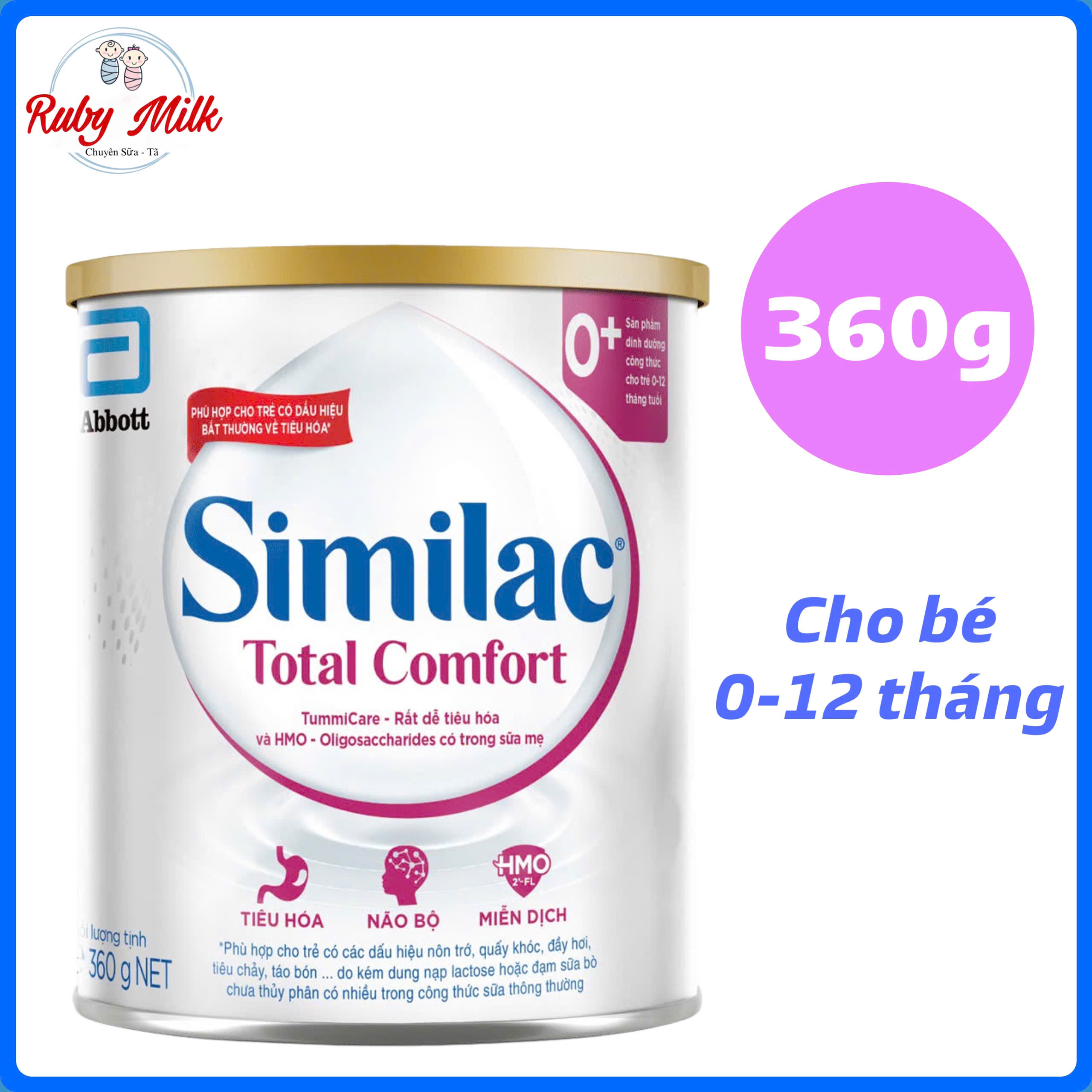   Date 5 2027  Sữa Similac Total Comfort 0+ Lon 360g   Cho bé 0-12 tháng  