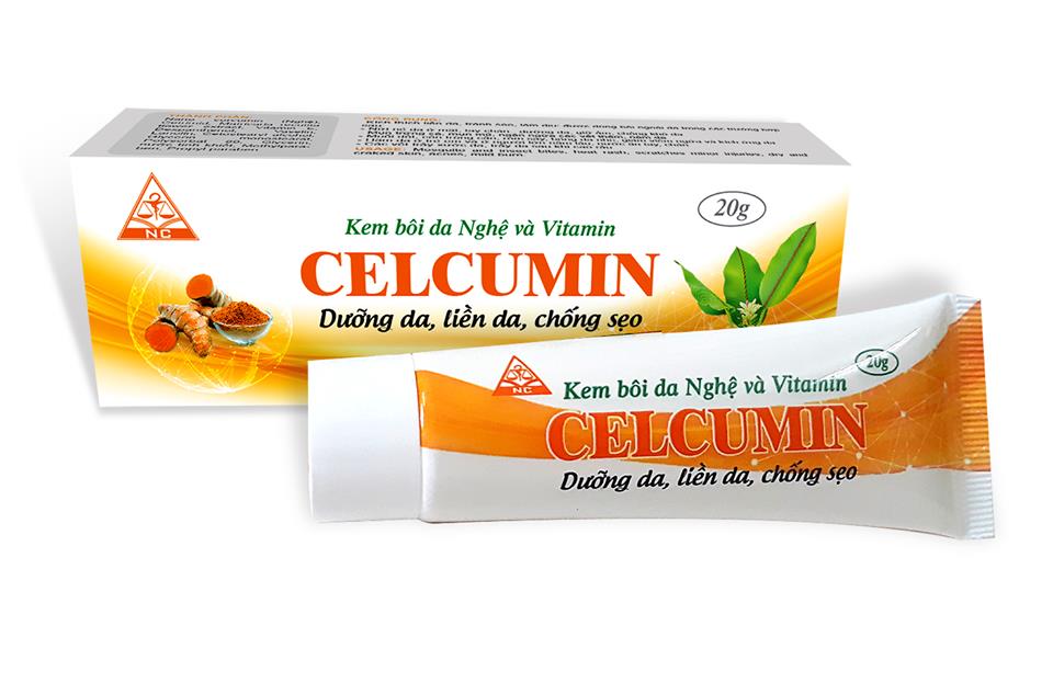 Kem nghệ dưỡng da liền sẹo Celcumin