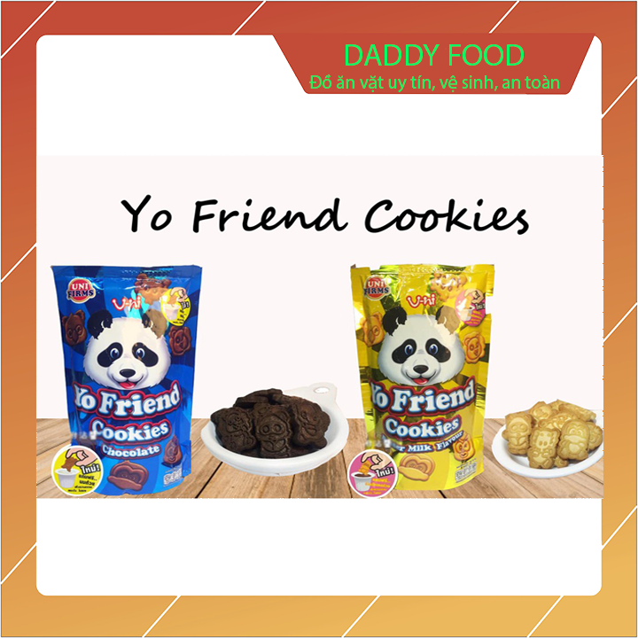 Combo 2 gói bánh gấu chấm kem Yo Friend hàng thái lan