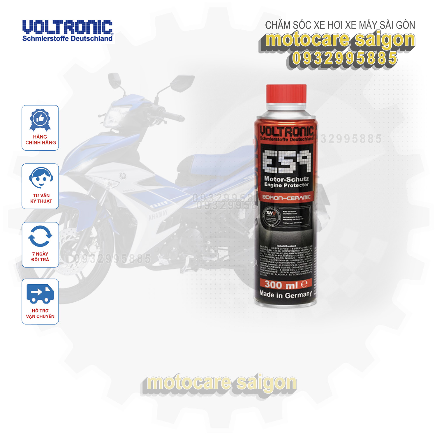 Phụ gia nhớt ceramic bảo vệ động cơ E59