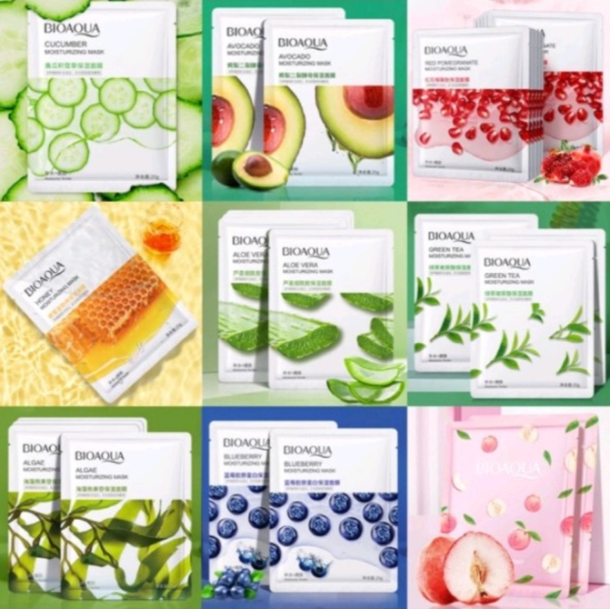Mặt nạ Trái Cây Bioaqua 9 vị tự nhiên
