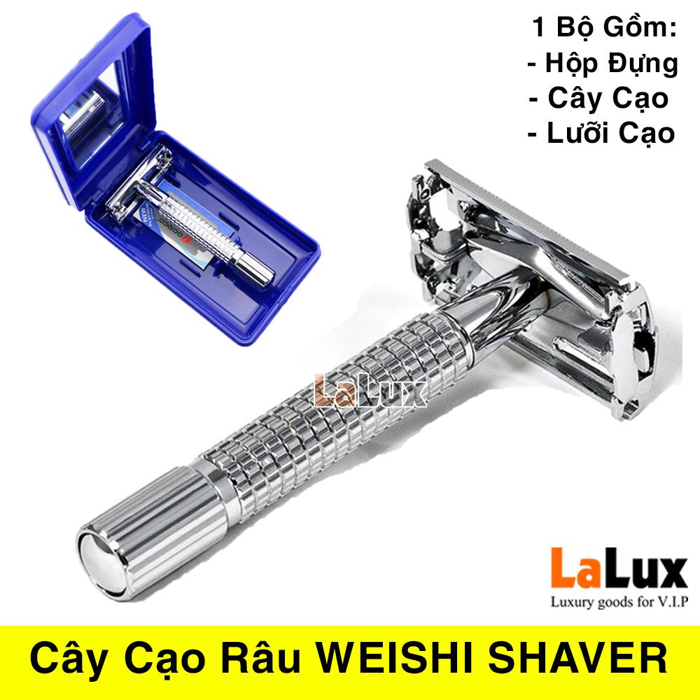 Dụng Cụ Dao Cạo Râu Hàng Cao Cấp Có Hộp Đựng Sang Trọng - Dao Cạo Râu Chất Liệu INOX Siêu Bền Bỉ 9306-G