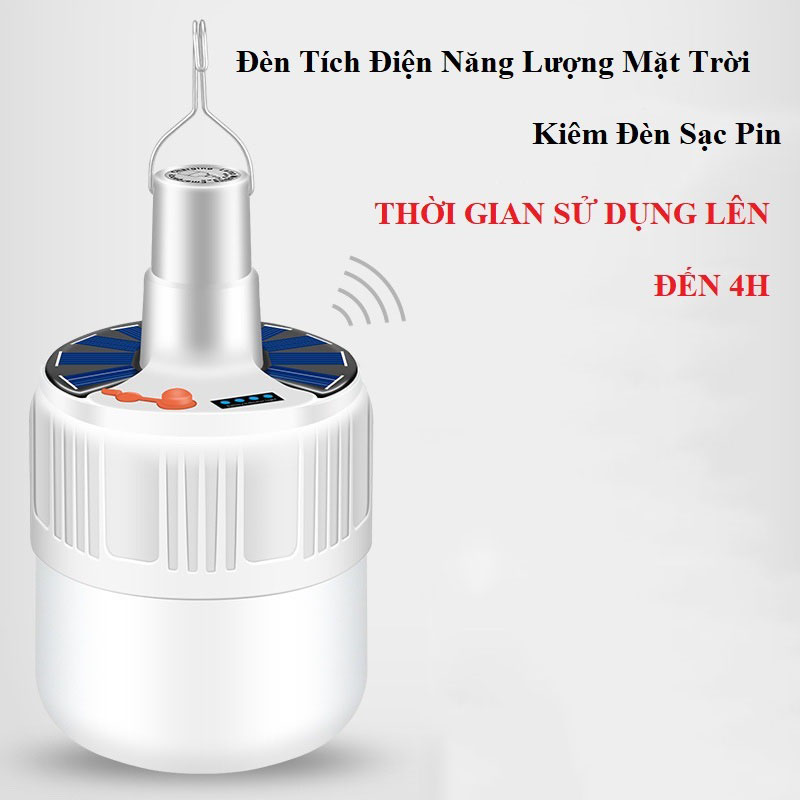 ĐÈN TÍCH ĐIỆN 80W LL-V51 24 LED SIÊU SÁNG. CÓ NĂNG LƯỢNG MẶT TRỜI