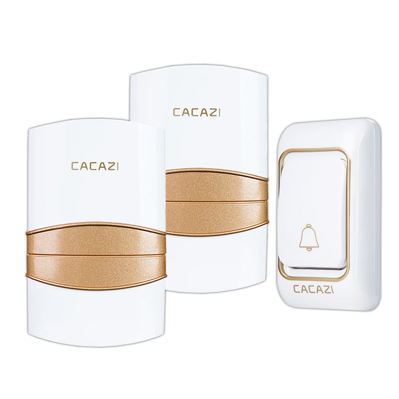 Chuông Đôi Không Dây Chống Nước Cacazi Katjas K06-2 ( 2 CHUÔNG, 1 NÚT NHẤN )