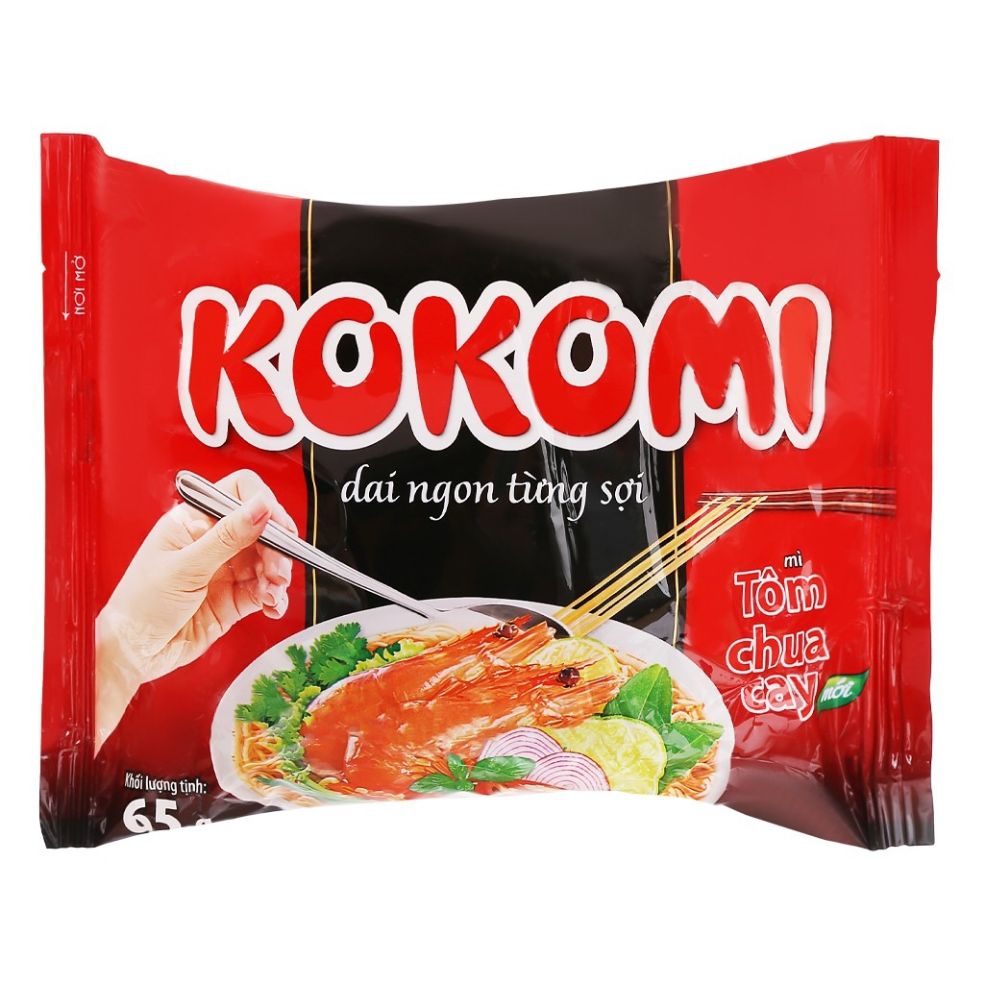 Set 10 gói mì tôm kokomi 65g