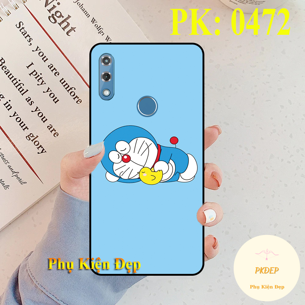 [HCM]Ốp lưng Vsmart Star 4 dẻo đen in hình hoạt hình mèo ú