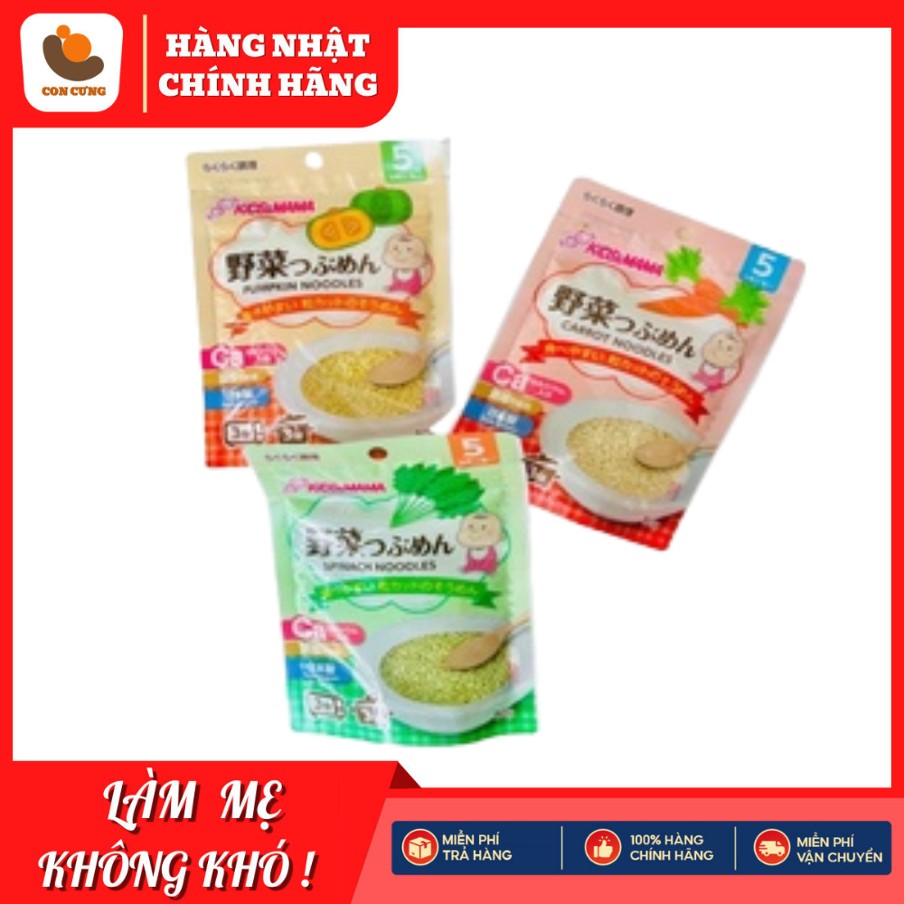Mì somen Kids & Mama, mì cho bé ăn dặm Nhật Bản gói 80gr