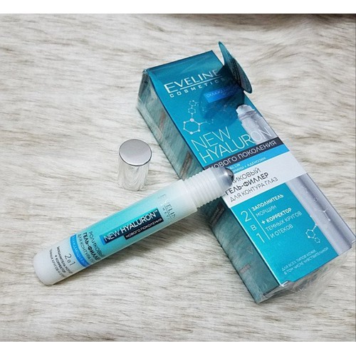 Bút lăn thâm quầng mắt Eveline Cosmetic New Hyaluron🇷🇺🇷🇺Bút lăn giảm quầng thâm ở mắt của Nga