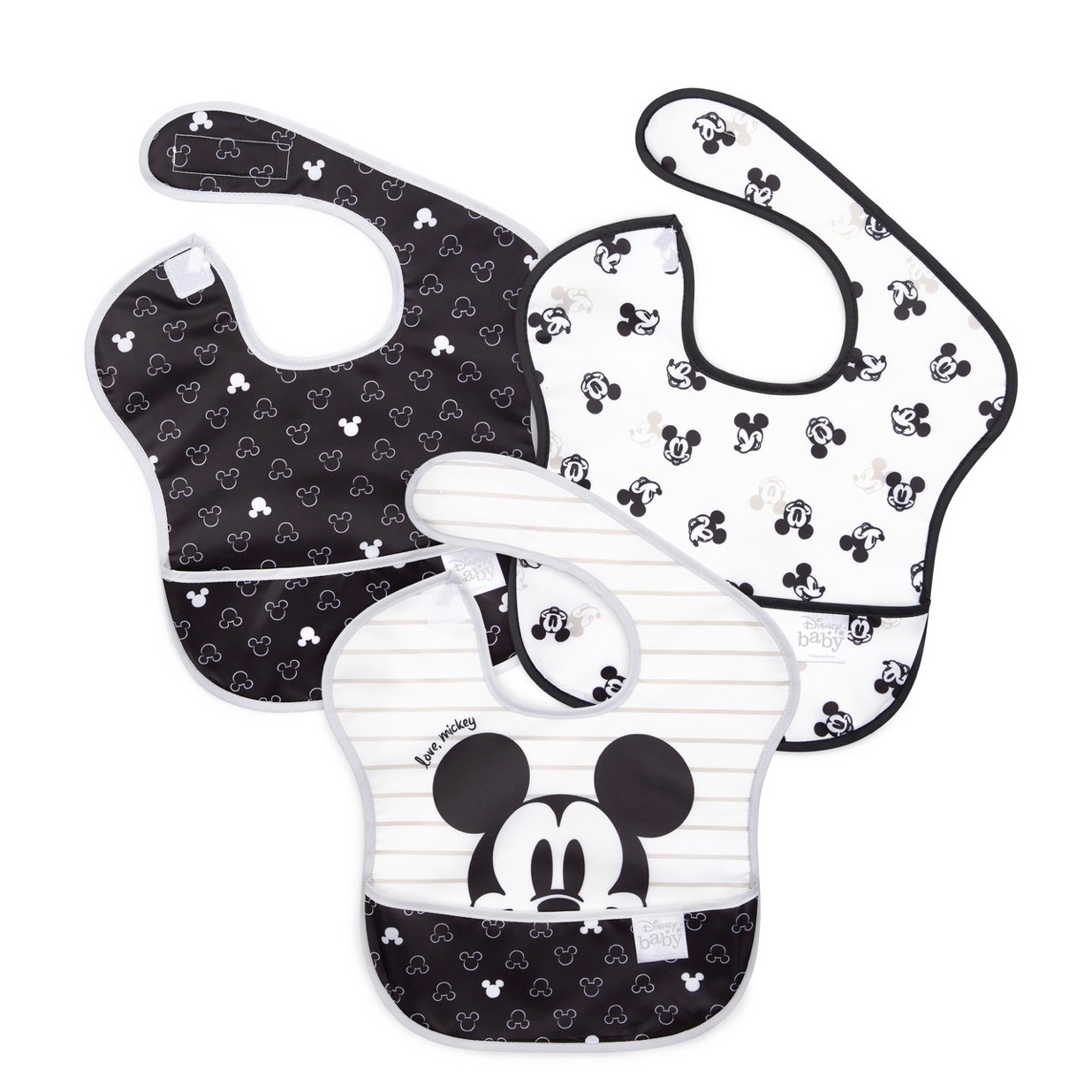 Bumkins - yếm chống thấm cao cấp mickey
