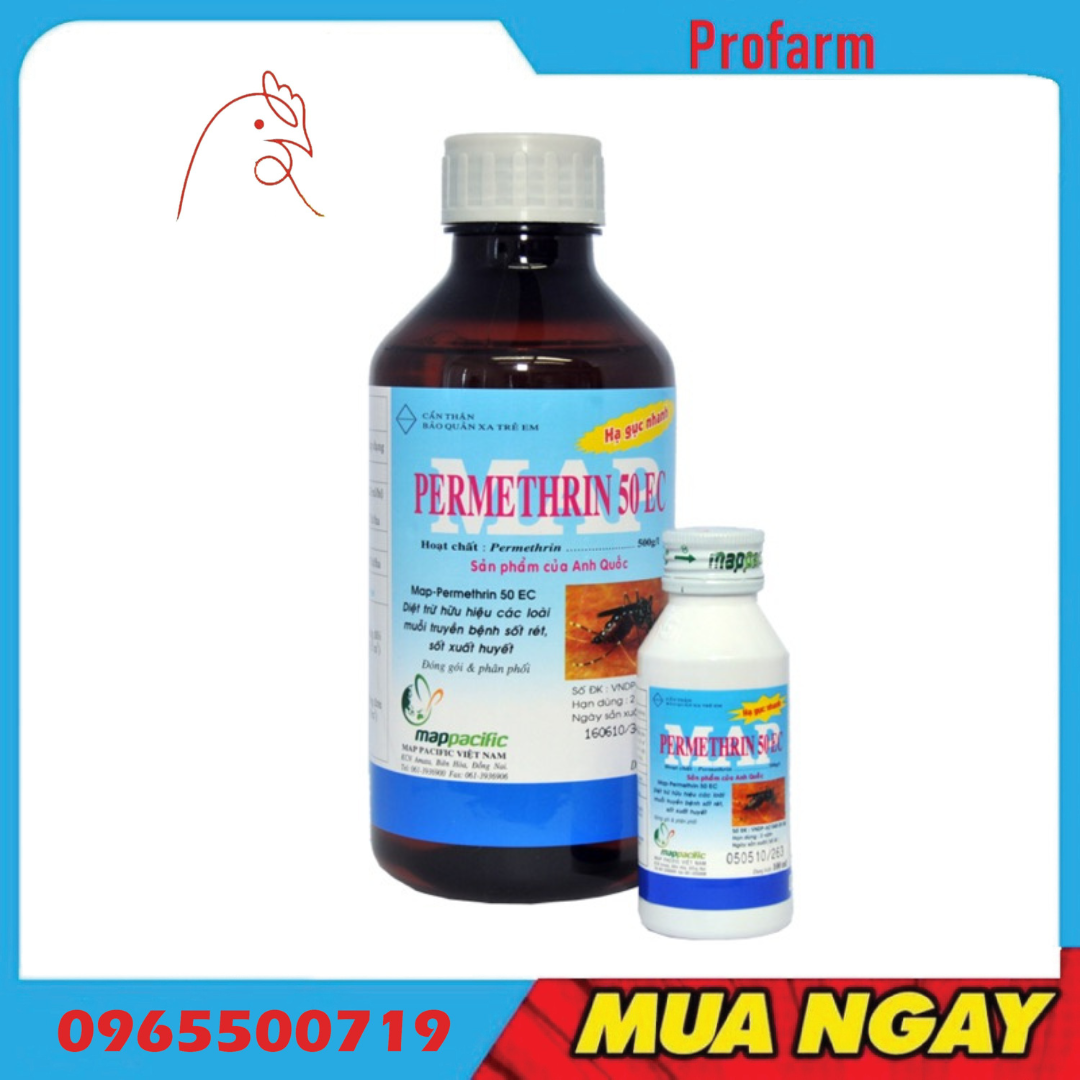 Thuốc Diệt Muỗi Map Permethrin 50Ec (Chai 1 Lít)