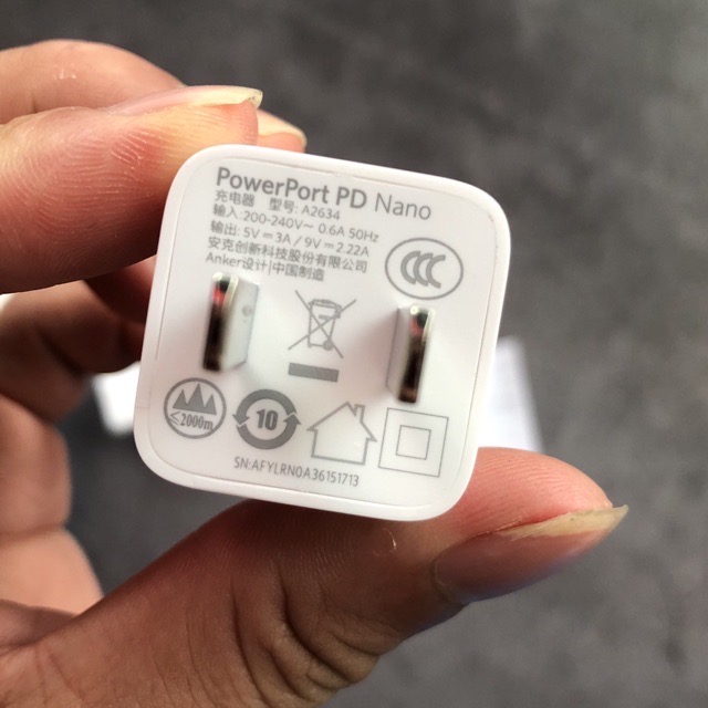 Củ sạc anker powerport pd nano 20w - a2634