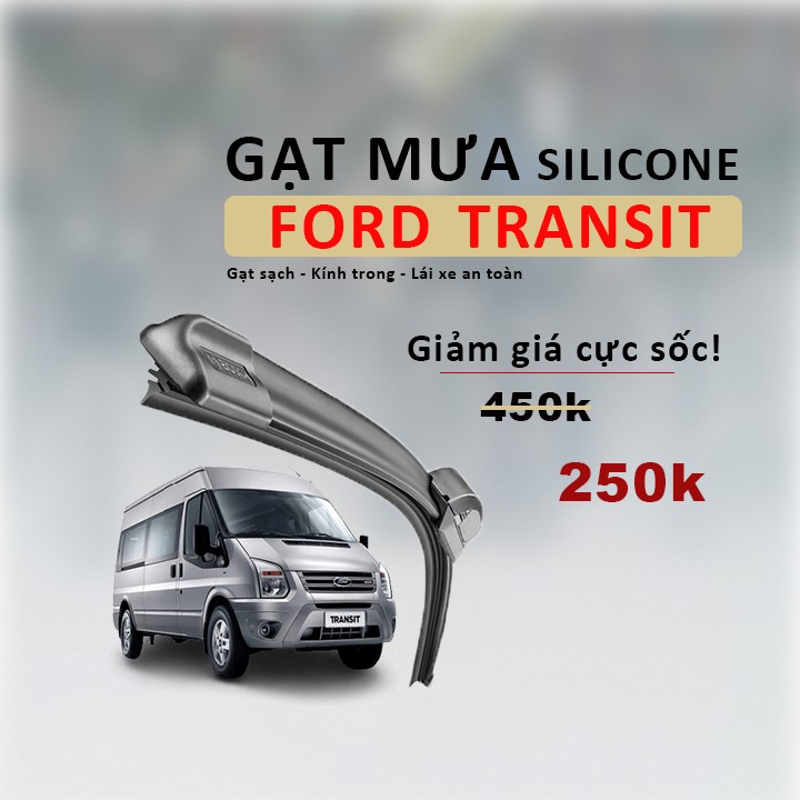 Gạt mưa silicon siêu sạch cho xe ford transit ht320