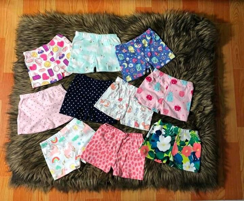Set 5 Quần đùi size đại cho bé gái 10-35 kg