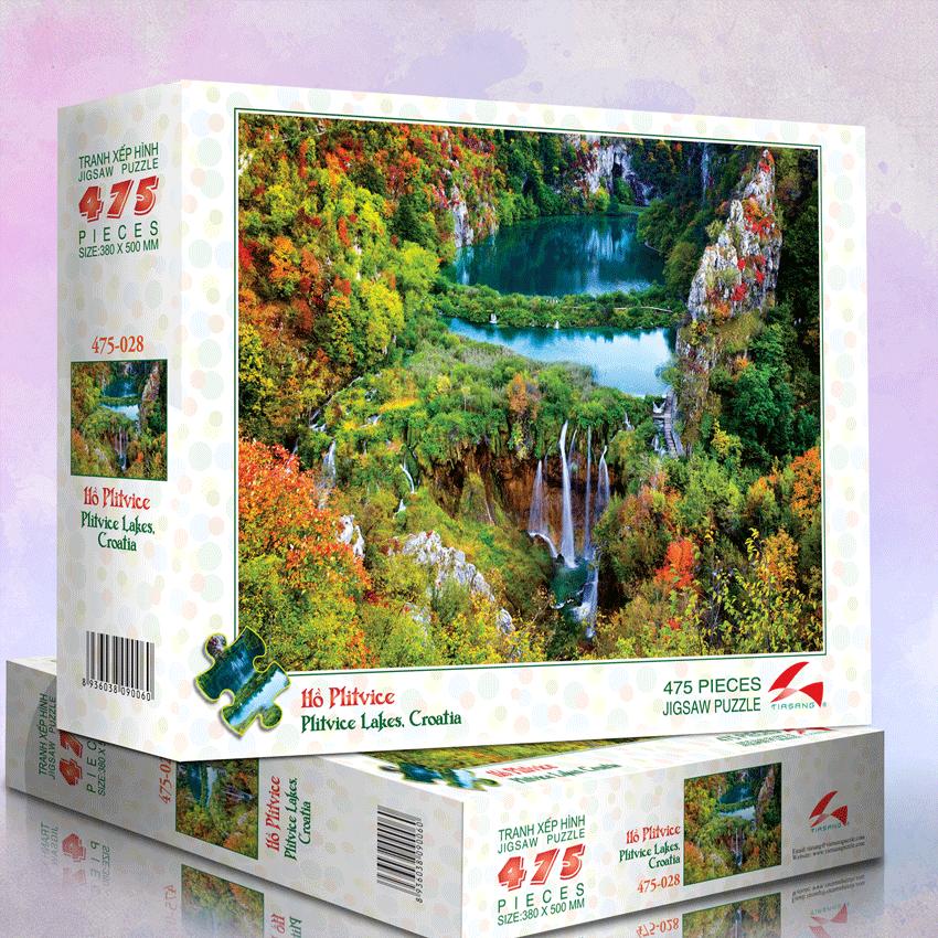Hồ plitvice - tranh xếp hình 475-028