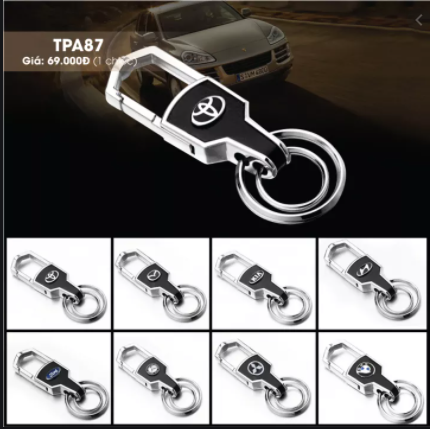 Móc khóa logo thương hiệu hãng xe siêu đẹp