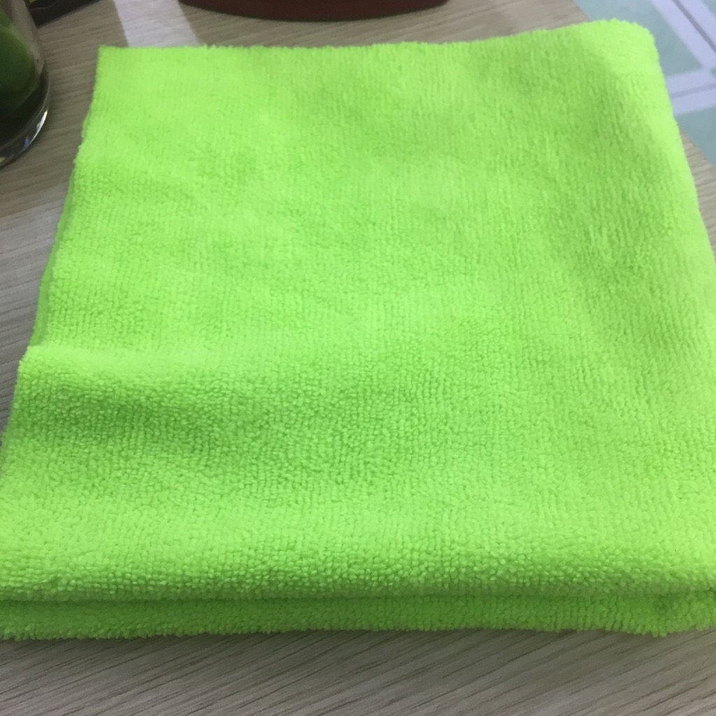 Khăn microfiber không viền không ra lông dùng để lau xe, wax, lau phủ ceramic kích thước 40*40