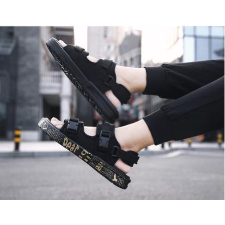 Giầy Sandal Nam Đế Chữ - quai hậu nam học sinh quai ngang Đế Chữ Mẫu Mới