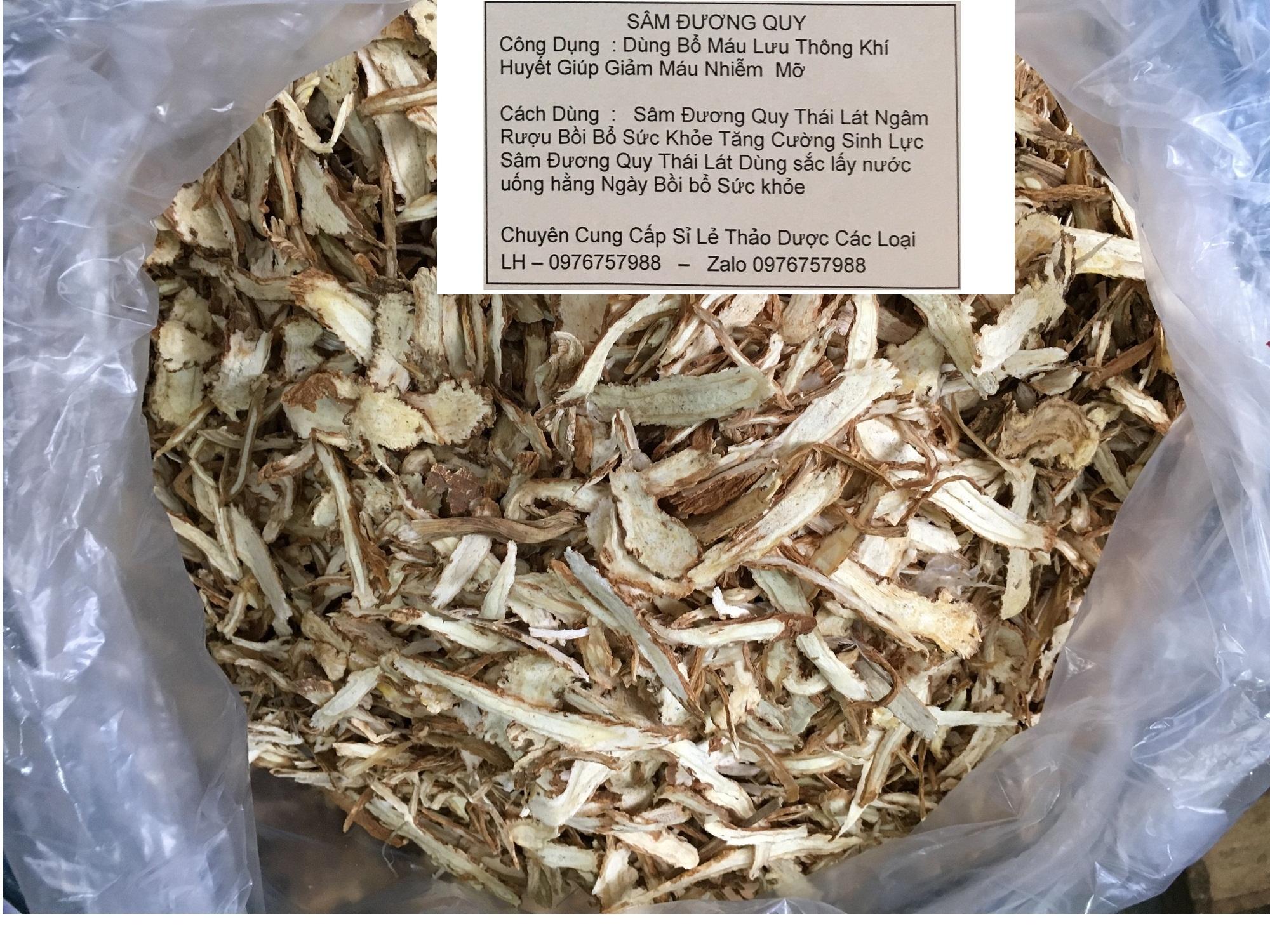 1kg Sâm Đương Quy - thái lát sấy khô - Có tặng quà