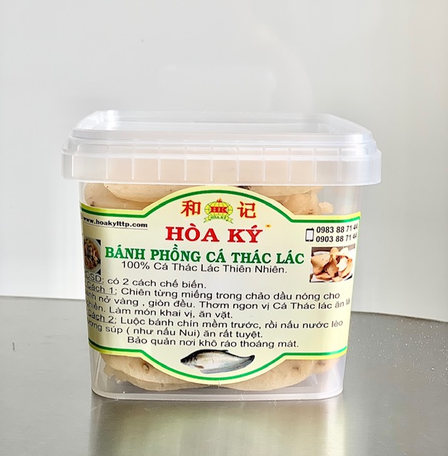Bánh phồng cá thác lác 300gr rất thơm ngon,làm quà biếu,gửi nước ngoài cho người thân.