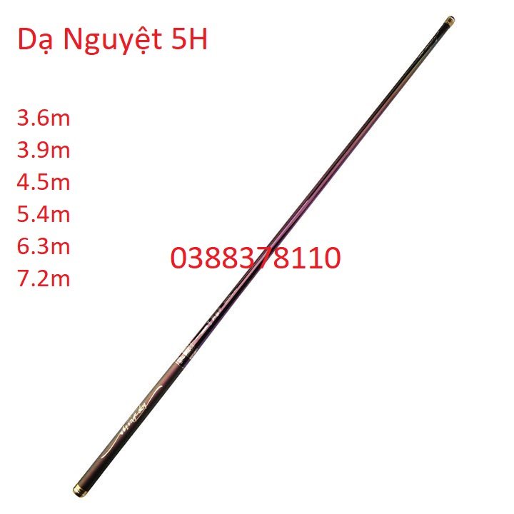 Cần tay 5h, câu đơn, câu đài dạ nguyệt 5h, cần câu cá