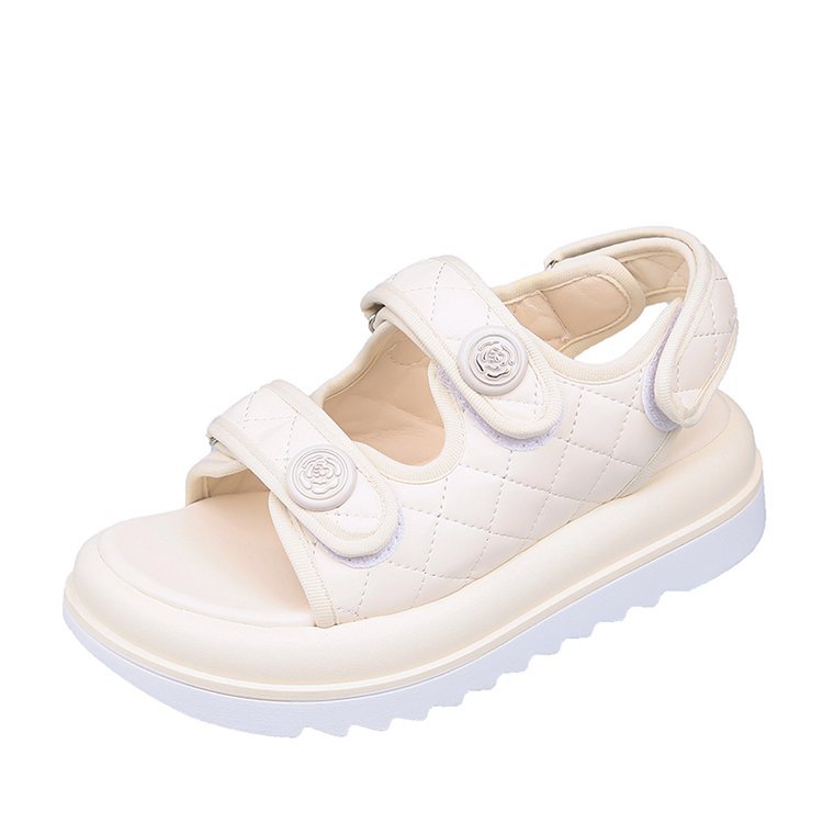 Dép nữ , dép sandal 2 quai trám cá tính