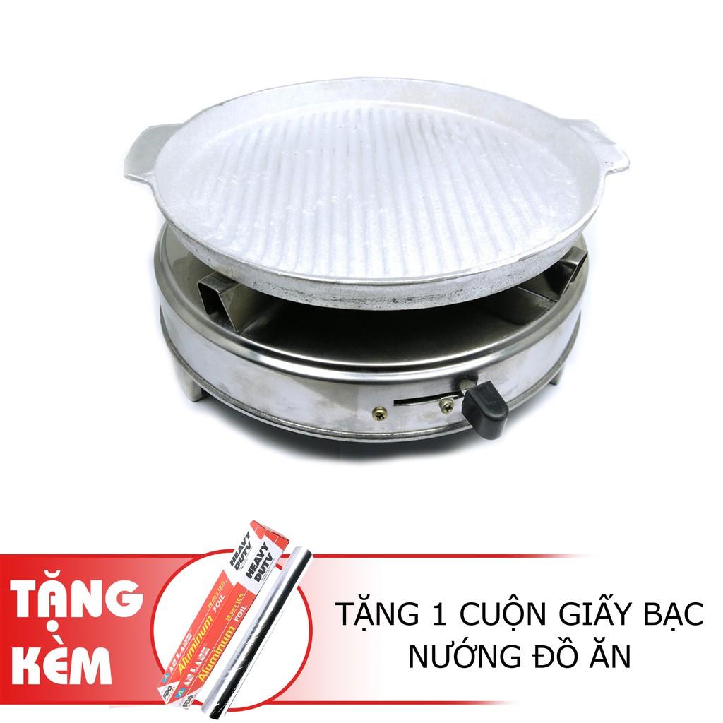 Combo bếp cồn chảo gang tặng giấy bạc