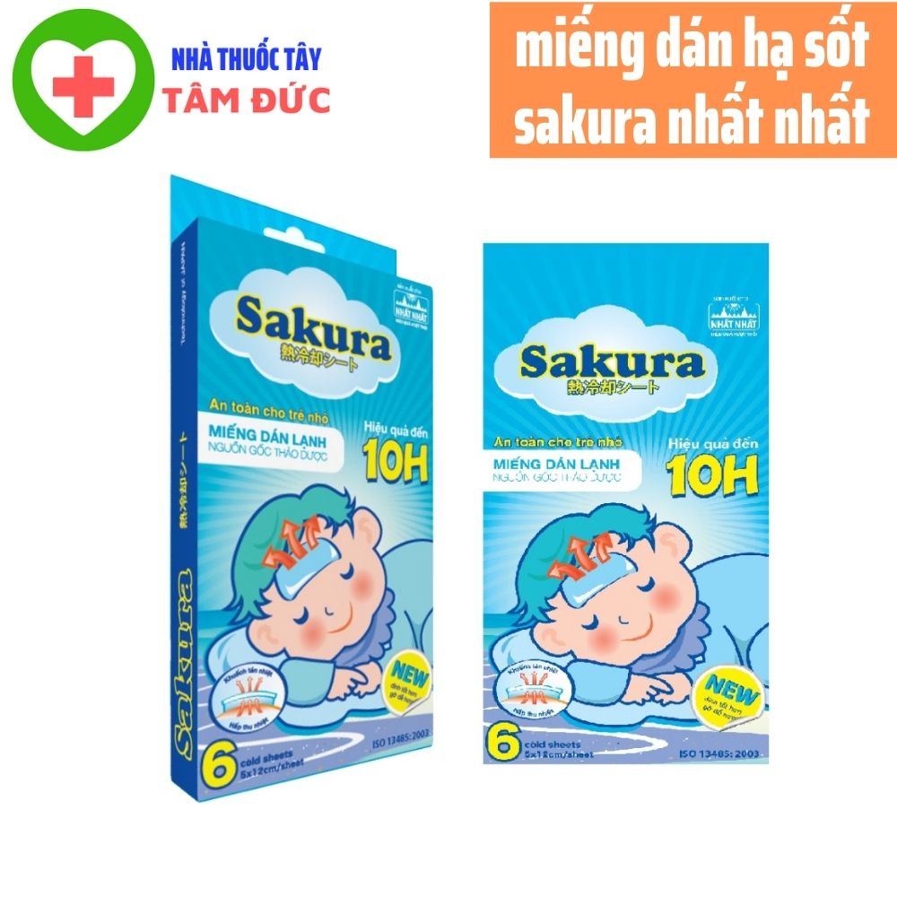 Miếng dán hạ sốt Sakura Nhất Nhất