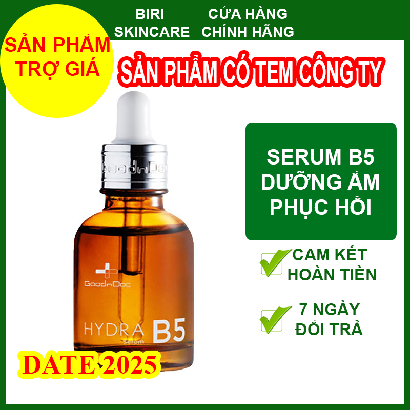 ✅ b5 goodndoc serum dưỡng ẩm phục hồi sáng da chống lão hóa da goodndoc hydra b5 30ml