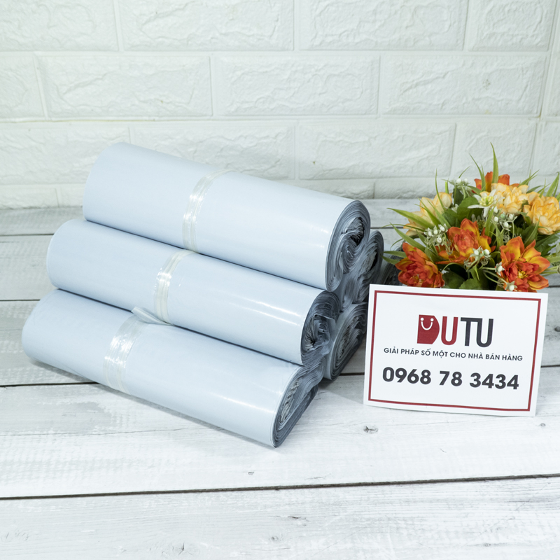 [SIÊU RẺ] 100 Túi Đóng Hàng Niêm Phong, Túi Gói Hàng 2 Lớp Có Sẵn Keo Dán Miệng Size 20x30