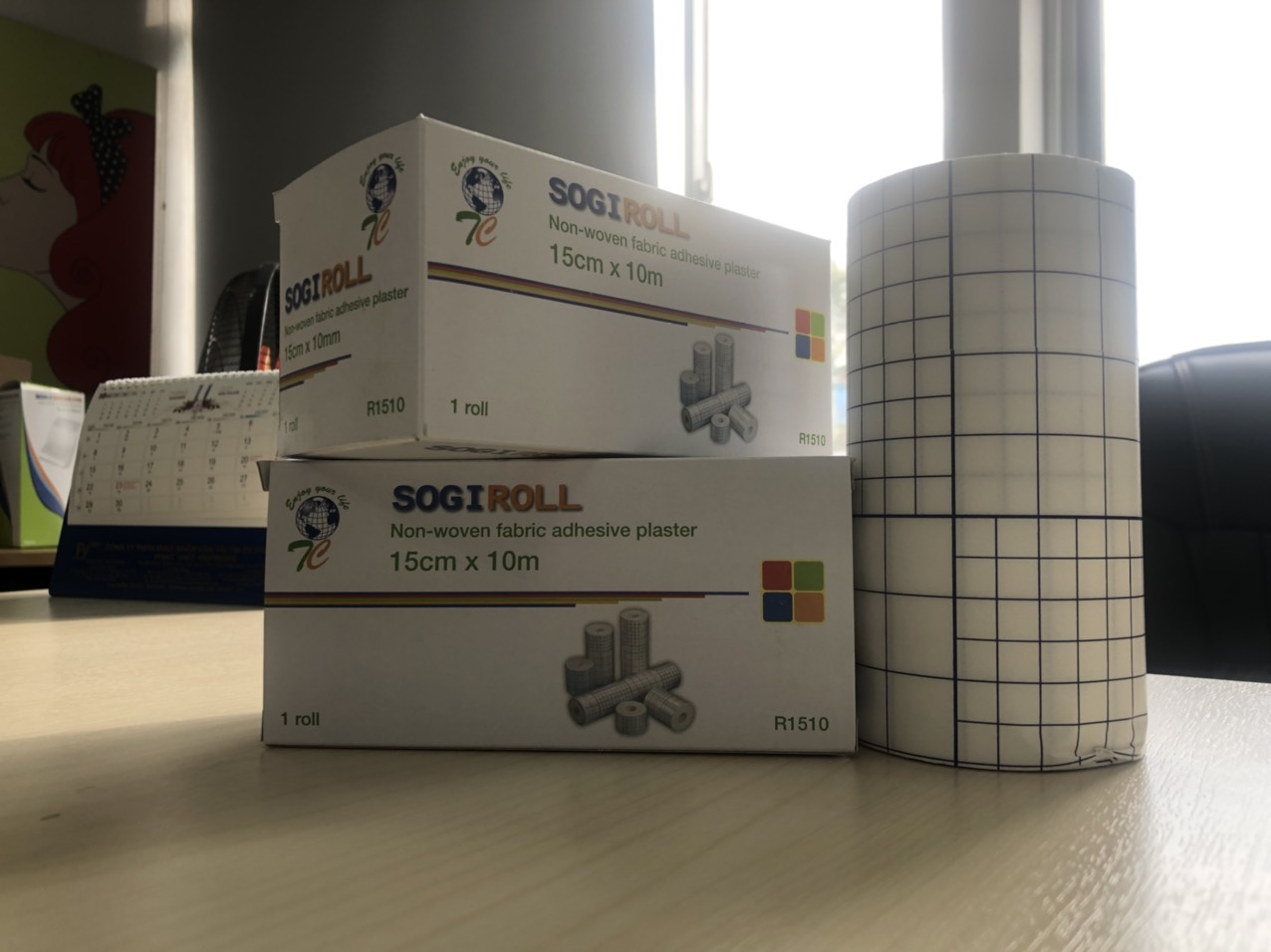 Băng keo cuộn co giãn sogiroll 15cm x 10m