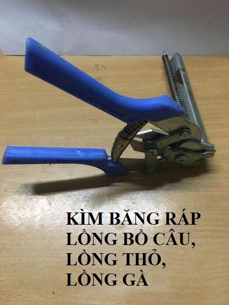 Kìm băng ráp lồng bồ câu, lồng thỏ, lồng thỏ