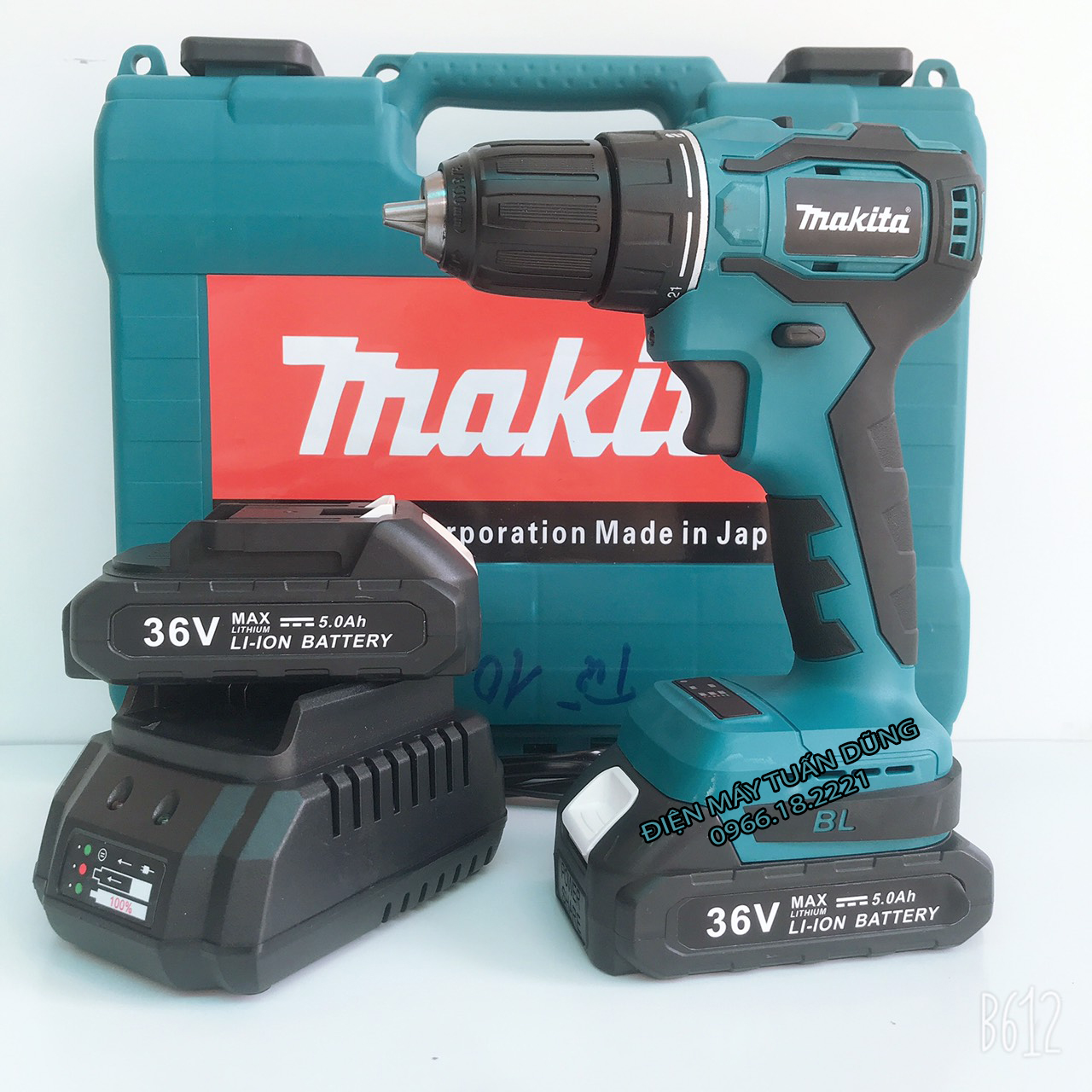 Máy khoan pin Makita 36v KHÔNG CHỔI THAN