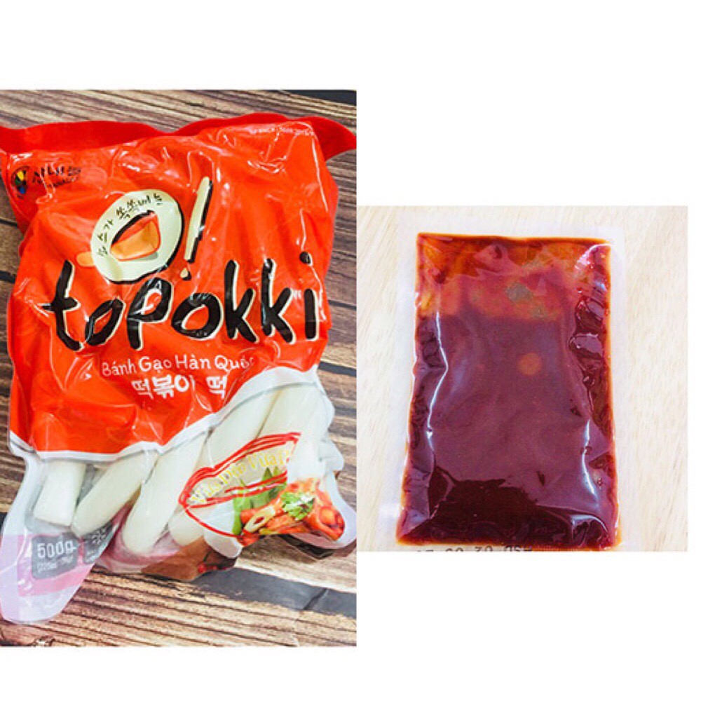 Combo 500g bánh gạo kèm 100g nước sốt Hàn Quốc_Doanvatgiasi