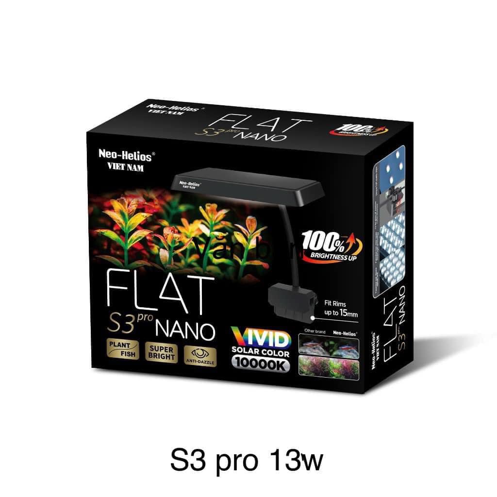 Đèn Thủy Sinh Flat Nano S3 Pro Bản Nâng Cấp Của S3 Plus công suất 13W đỏ cá không đỏ nước