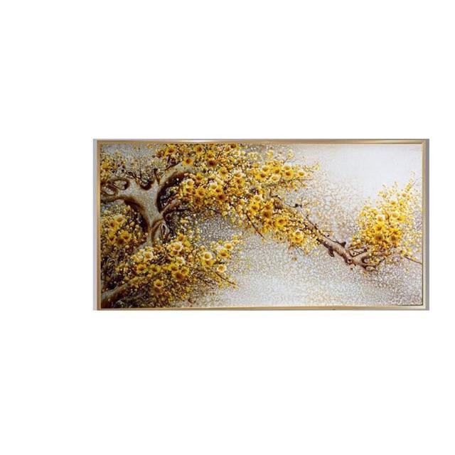 Tranh đính đá toàn bộ 5D , Tranh hoa mai 70*1 cm