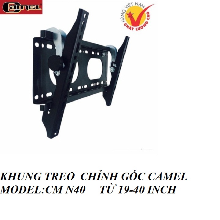 [HCM]KHUNG TREO TIVI 19-40 INCH CAMELGIÁ TREO TIVI CHỈNH ĐỘ NGHIÊNG CAMEL