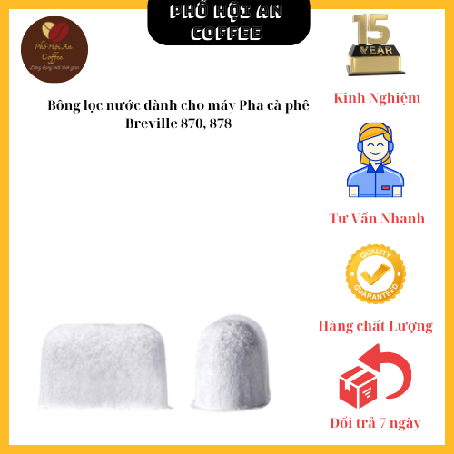 Bông lọc nước dành cho máy Pha cà phê Breville 870, 878