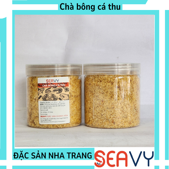 [FREE SHIP]🌶️ Seavy Chà Bông Cá Thu Nha Trang - Mặn Ngọt Cay, Đặc Sản Biển, 200g 🐟[SEAVY NHA TRANG]